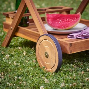 Deuba Cărucior de servire - salcâm