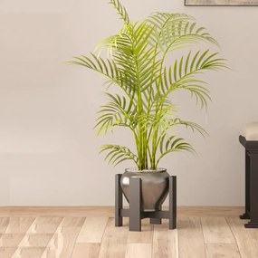 Suport ghiveci Anca, din metal, culoare negru