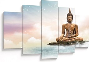 Tablou - Buddha care supraveghează pământul (150x105 cm)