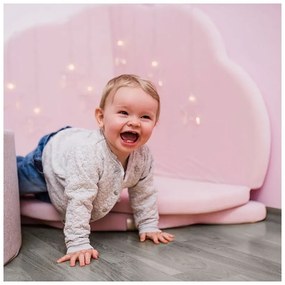 Saltea de joacă pentru copii roz-deschis 160x160 cm – Meowbaby