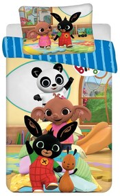 Lenjerie de pat pentru copii din bumbac pentru pătuț 100x135 cm Bing Bunny "Tower" – Jerry Fabrics