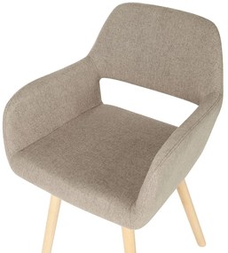 Set 2 buc. scaune pentru sufragerie Chico (maro deschis). 1009916