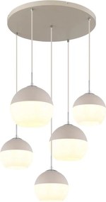 Globo 15999-5HR - Lustră suspendată pe cablu RAGUSA, 5xE27/60W/230V