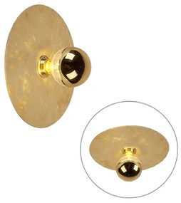 Lampă de perete modernă aur 30cm - Disque