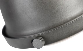 Spotlight industrial din oțel cu lemn inclinabil cu 3 lumini - Emado