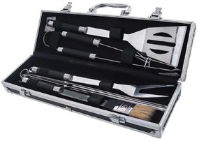 Set 8 unelte pentru grătar din inox cu servietă (husă) Orion Grill
