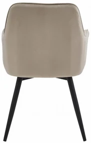 Scaun de masa rotativ NANA360 VELVET, bej