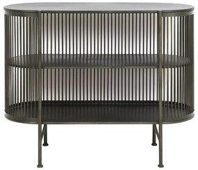 Comodă neagră din metal 100x80 cm Yinthe – Light &amp; Living