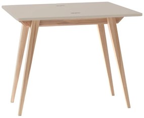 Masă consolă bej/în culoare naturală 45x90 cm Envelope – Ragaba