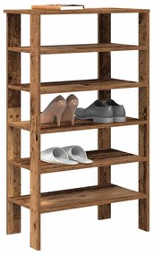 vidaXL Pantofar, Lemn vechi, 61x32x105 cm, lemn compozit