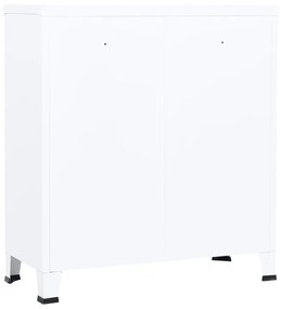 Fiset industrial, alb, 90x40x100 cm, otel Alb