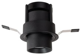 Spot LED incastrabil directionabil Halo F negru
