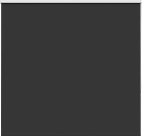 vidaXL Jaluzea cu role opace negru 145x130 cm Lățime material 141,6 cm