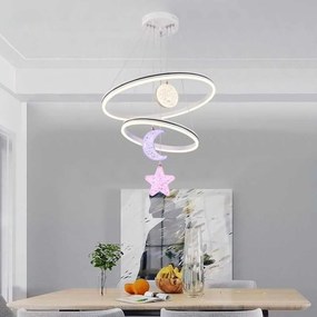Lustra LED cu Stele si Luna, Trei tipuri de lumina