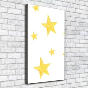 Tablou pe pânză canvas Stele galbene