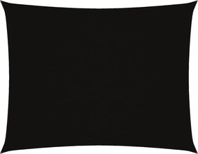 vidaXL Pânză parasolar, negru, 3x4 m, țesătură oxford, dreptunghiular