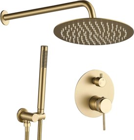 Set de dus incastrat Rea Lungo Grip Gold Brush + BOX