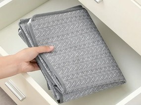 Cutie de depozitare textila sub pat EASY 90 L 80x47x25 cm, gri