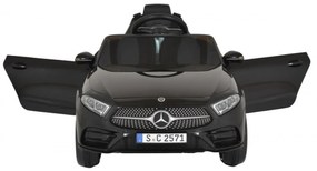 Masinuta Electrica cu acumulator pentru copii NOVOKIDS™ Mercedes CLS 350 4MATIC, Cu telecomanda, Faruri luminoase si muzica, Usi cu deschidere ,