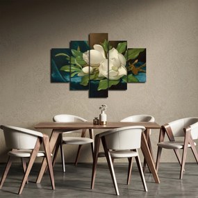 Tablou - Martin Johnson Heade, Giant Magnolias on a Blue Velvet Cloth, reproducere (150x105 cm)