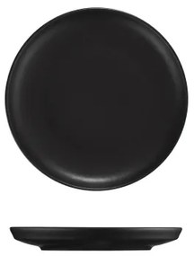 Set de veselă, 24 piese, porțelan negru