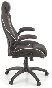 Scaun de birou Hamlet negru/gri H124 cm
