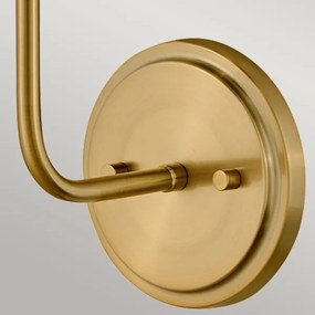 Lampă de perete Hinkley HK-CLARKE1-BR-BK CLARKE 1xE27/40W/230V alamă/negru