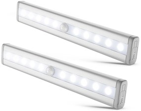 BKLICHT LED Lampa pentru dulap BK_UL1105 alba 19/1,3 cm