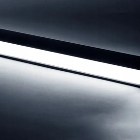 Lustră LED suspendată pe cablu LED/44W/230V 6000K 120 cm neagră