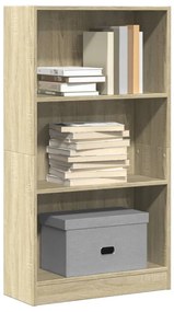 vidaXL Bibliotecă, stejar sonoma, 60x24x109 cm, lemn prelucrat