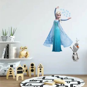Sticker perete Elsa &amp; Olaf Frozen