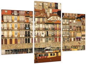 Tablou - Cartierul Waterfront, Portugalia (90x60 cm)