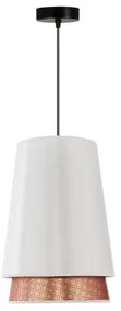 Lustră pe cablu BELL Duolla SHINY 1xE27/15W/230V d. 25 cm alb/cupru