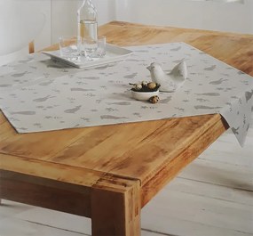Fata de masa de Paste gri RABBIT 90 x 90 cm