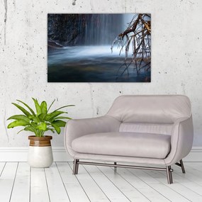 Tablou - Laguna de iarnă (90x60 cm)