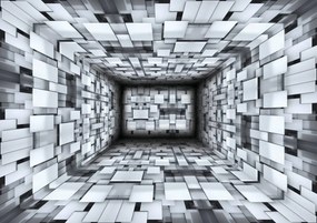 Fototapet - Coridor 3D (254x184 cm)
