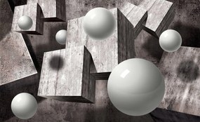 Fototapet - 3D mingi (254x184 cm), în 8 de alte dimensiuni noi