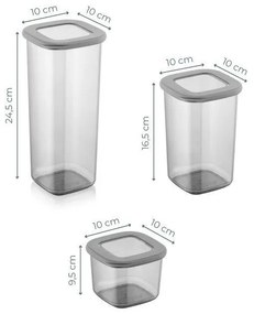 Recipiente 6 buc. pentru alimente Fresco – Hermia