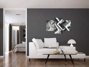 Tablou cu cuburi abstracte (90x60 cm)