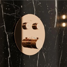 Set de dus incastrat Rea Lungo Diamond cupru + BOX