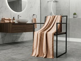 Prosop cu uscare rapida VELMORA 70x140 cm maro, 100% microfibra