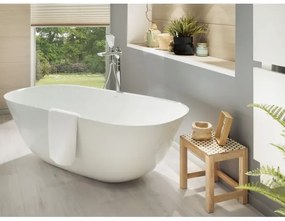 Cada free-standing, Villeroy&amp;Boch Theano, compozit Quaryl, 175x80cm, Alb Alpin, UBQ175ANH7F200V-01