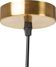 Pendul Nuli Erste Auriu 140x20x40cm 40W E14 - Corp Iluminat Modern Metal și Sticlă Elegant pentru Dining sau Dormitor, Înălțime Reglabilă 1.5m