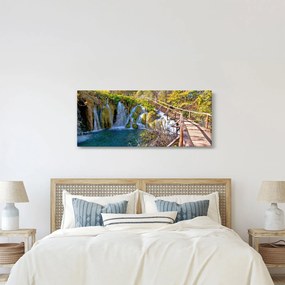 Tablou - Intrare in cascade (120x50 cm)