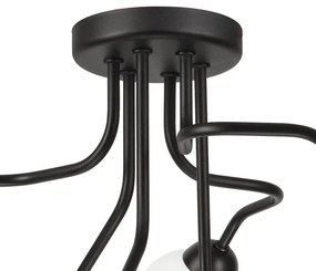 Lustră aplicată HOLLY 6xG9/5W/230V neagră