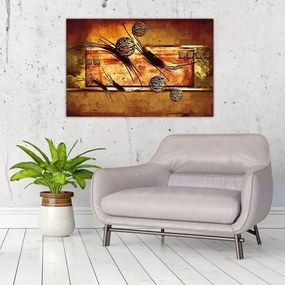 Tablou abstracției (90x60 cm)