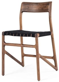 Scaun de dining negru/maro Fawn – Gazzda