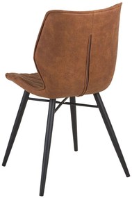 Set 2 buc. scaune pentru sufragerie Lissa (maro auriu). 1009993