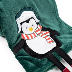 Pătură de Crăciun 4Home Pinguin, 150 x 200 cm