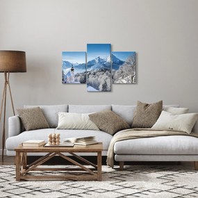 Tablou - Peisaj cu ninsoare (90x60 cm)